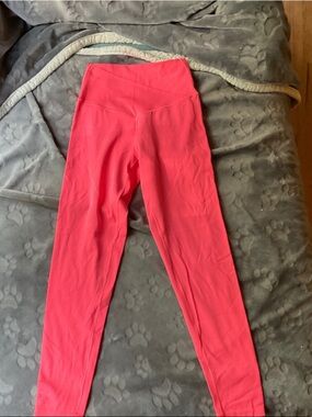 Aerie Offline Pink High-Waist Active Leggings